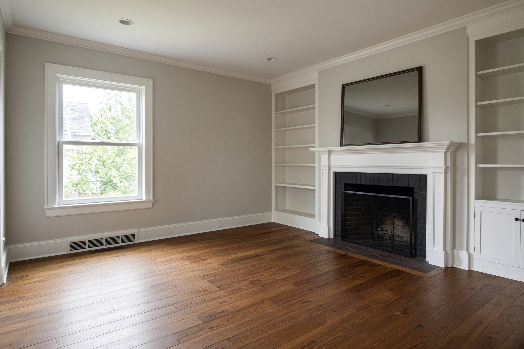 A vacant room prepared after a turn
